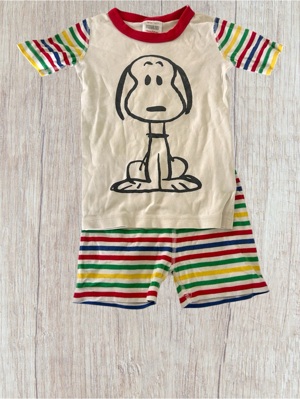 6/7 Hanna Andersson Snoopy Short PJ Set